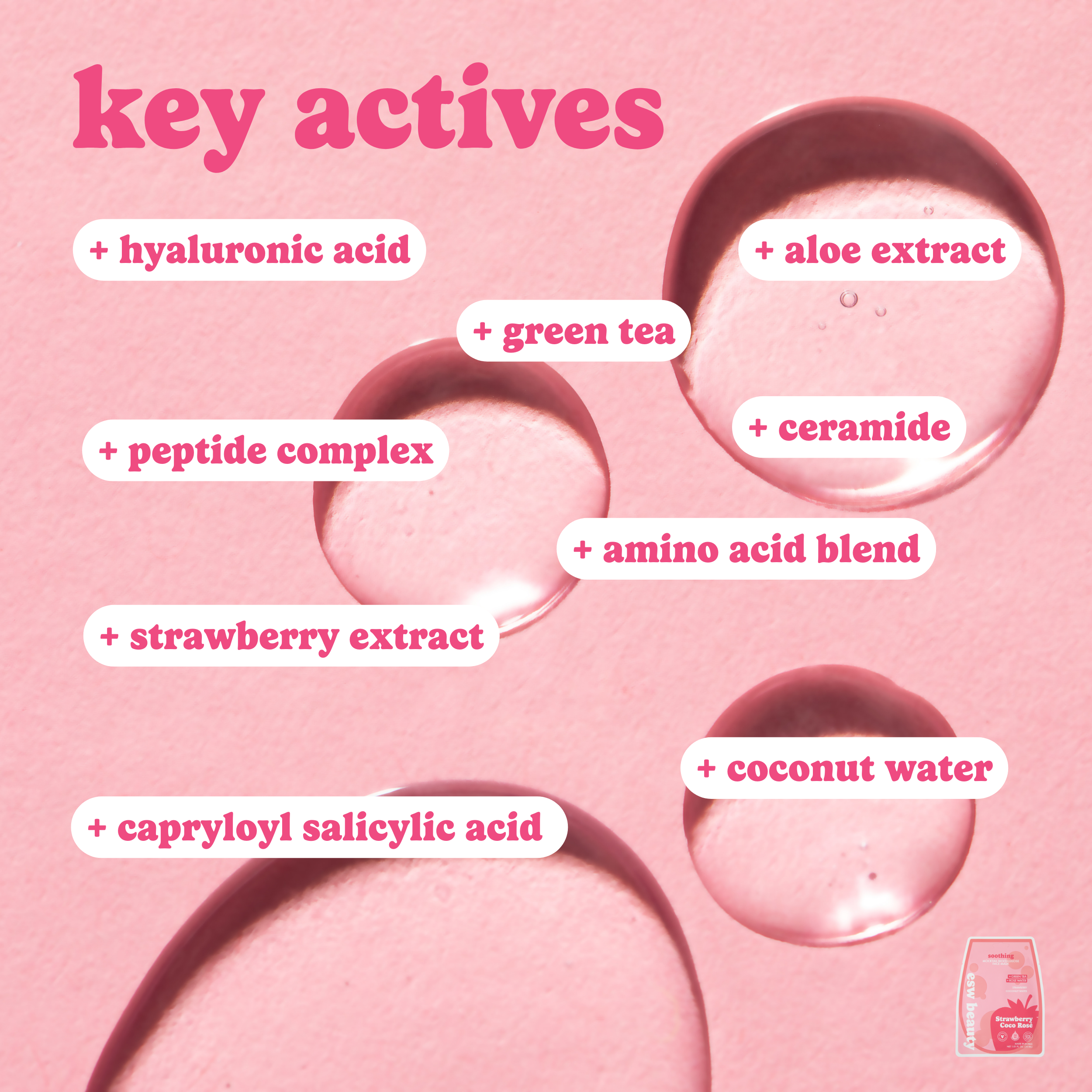 Strawberry Coco Rosé Soothing Biocellulose Mocktail Mask