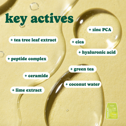 Coco Lime Mojito Clarifying Biocellulose Mocktail Mask