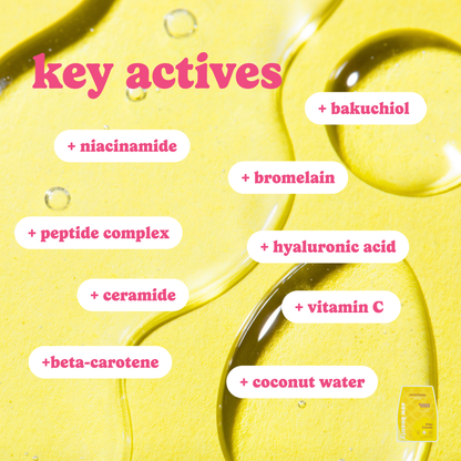 Piña Colada Revitalizing Biocellulose Mocktail Mask