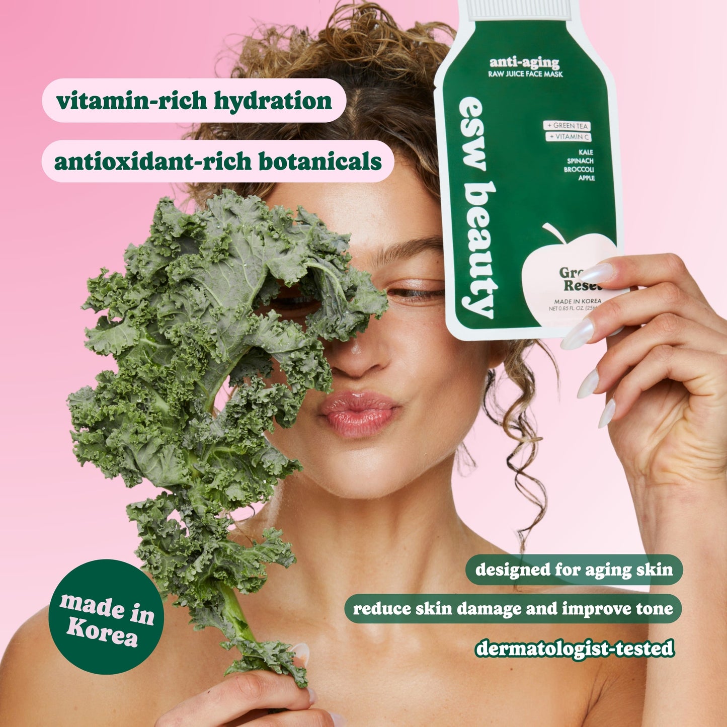 Green Reset Anti Aging Raw Juice Mask