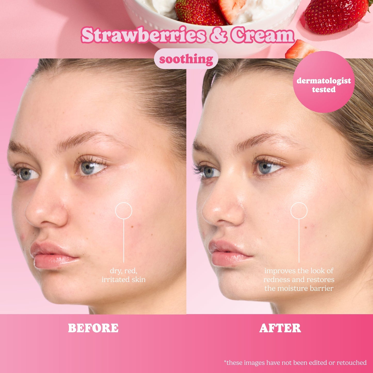 Strawberries & Cream Soothing Raw Juice Mask