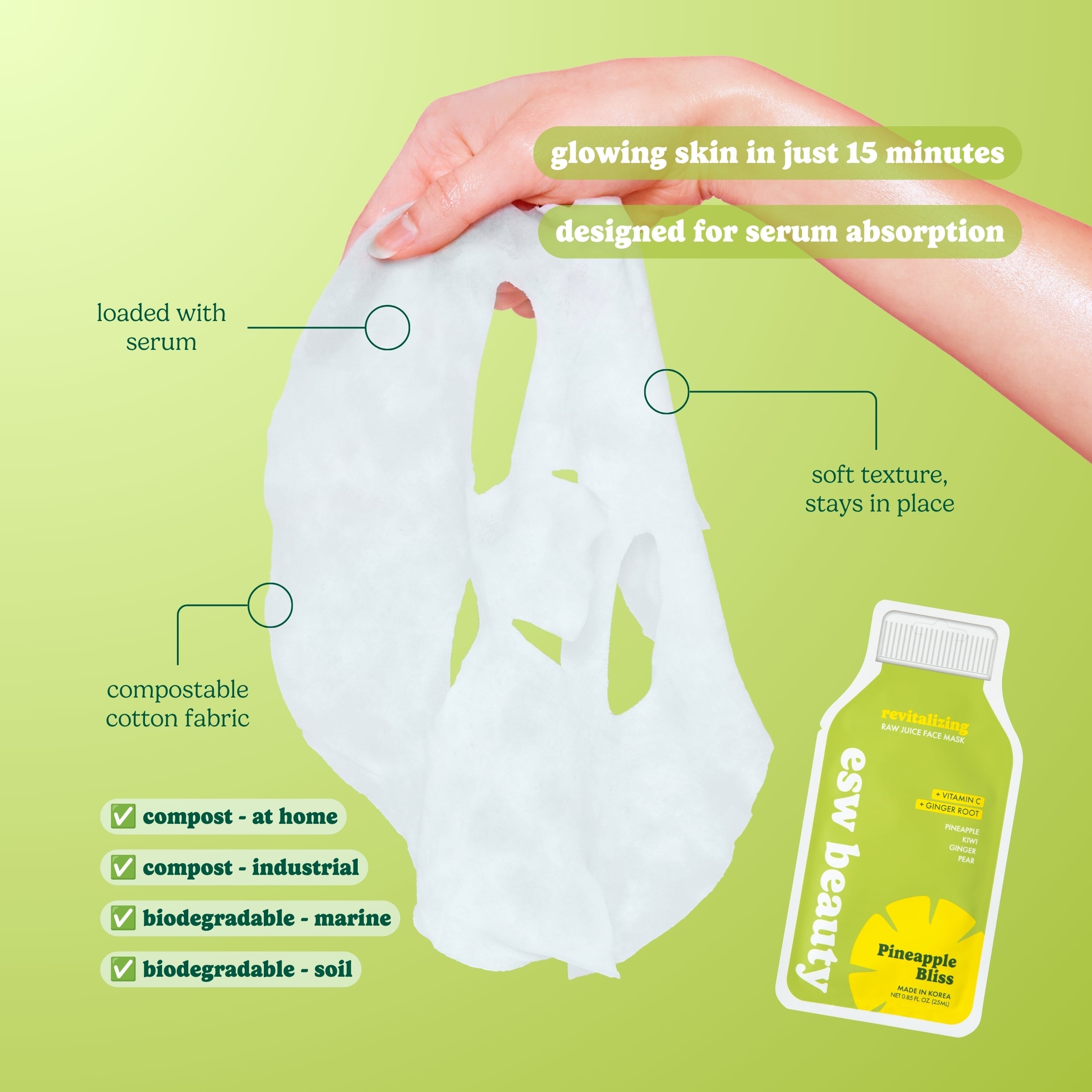 Pineapple Bliss Revitalizing Raw Juice Mask