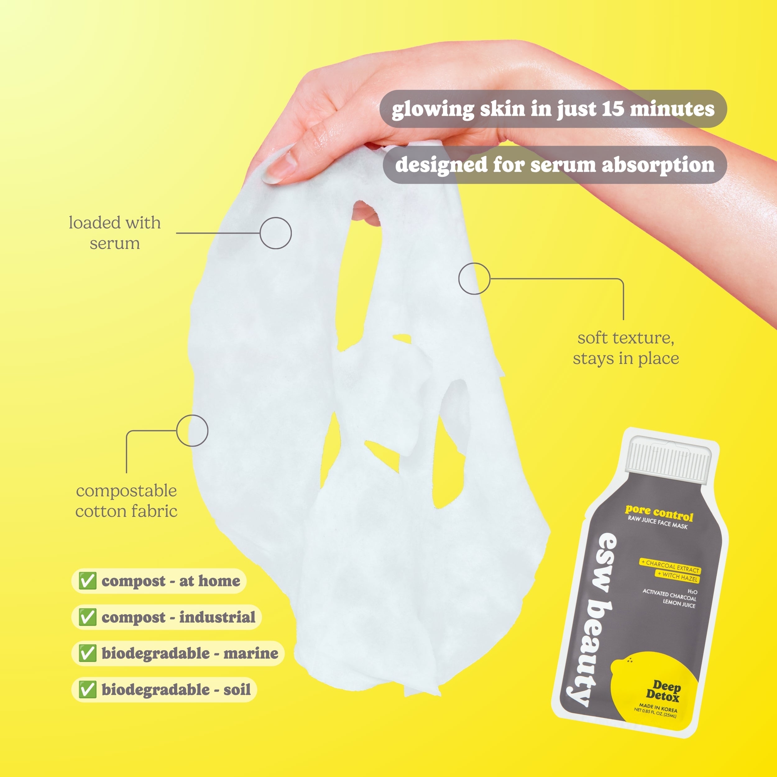 Deep Detox Pore Control Raw Juice Mask