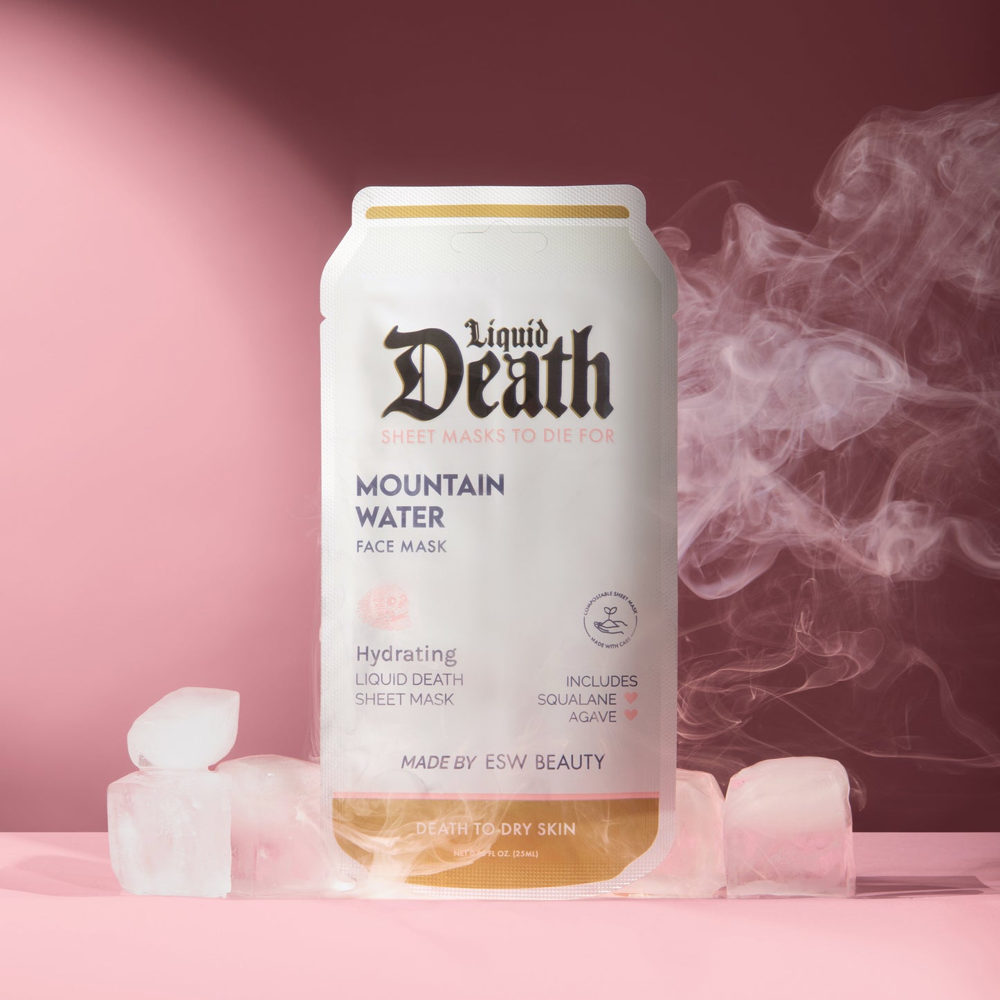 Mountain Water Hydrating Liquid Death Face Mask