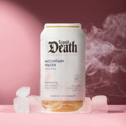 Mountain Water Hydrating Liquid Death Face Mask