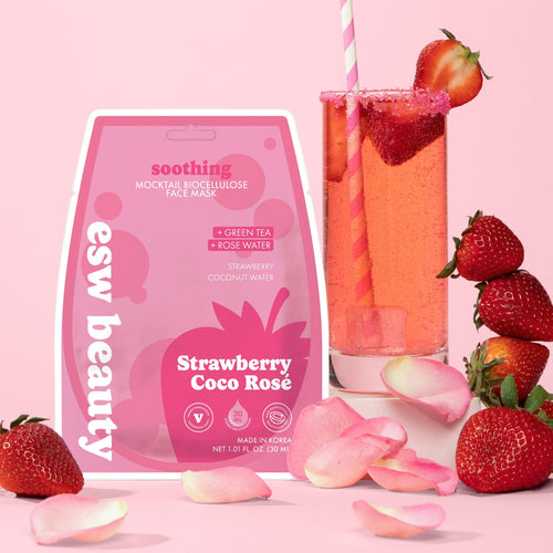 Strawberry Coco Rosé Soothing Biocellulose Mocktail Mask