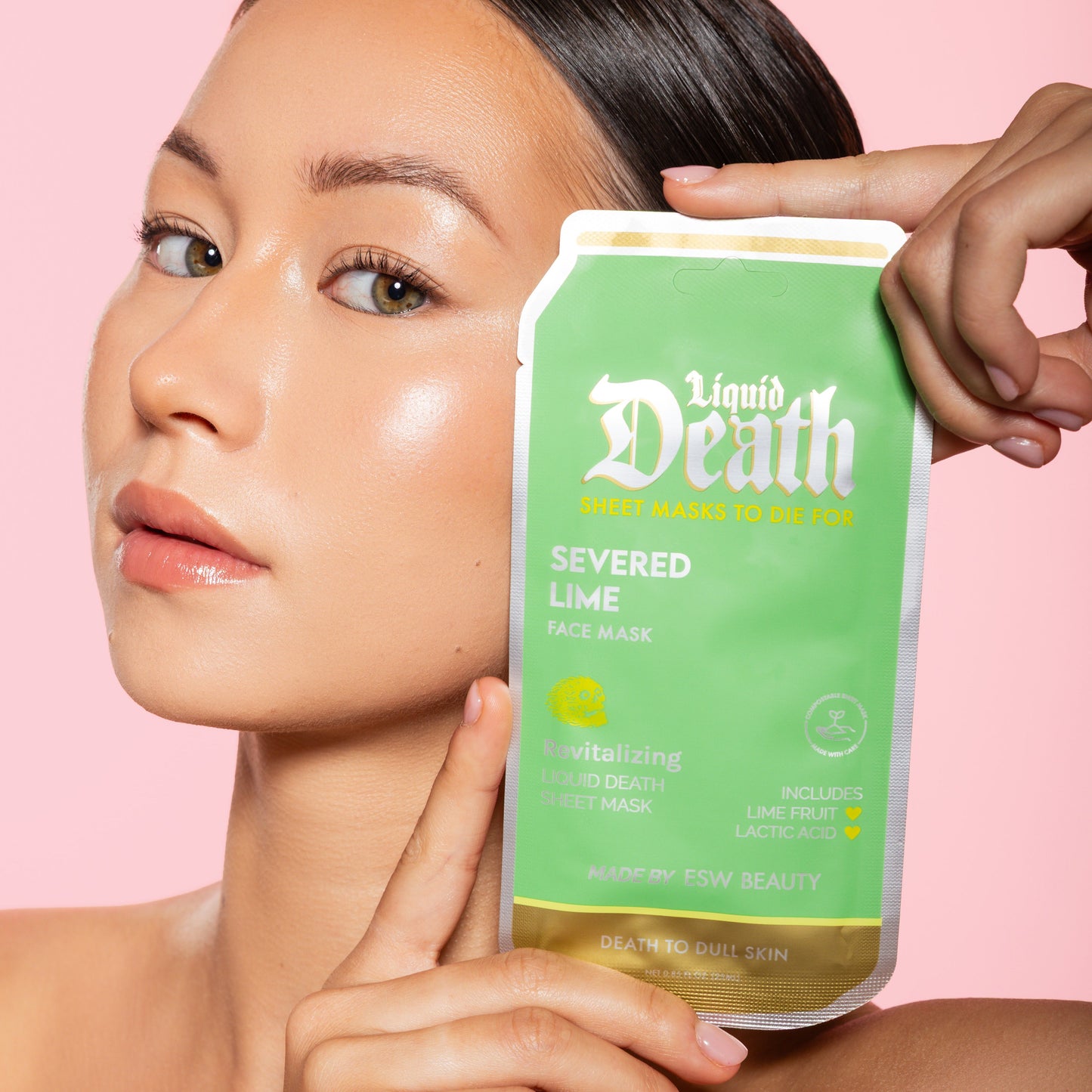 Severed Lime Revitalizing Liquid Death Face Mask
