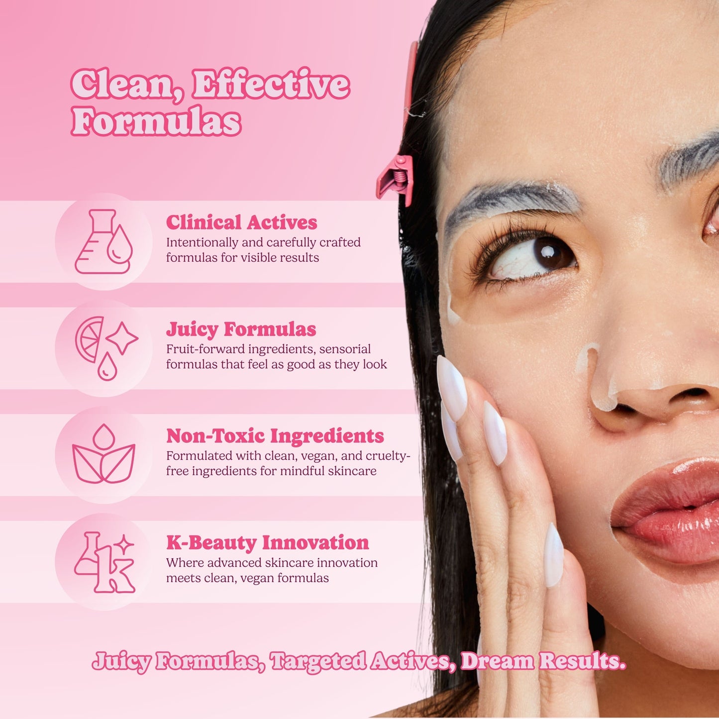 Strawberries & Cream Soothing Raw Juice Mask